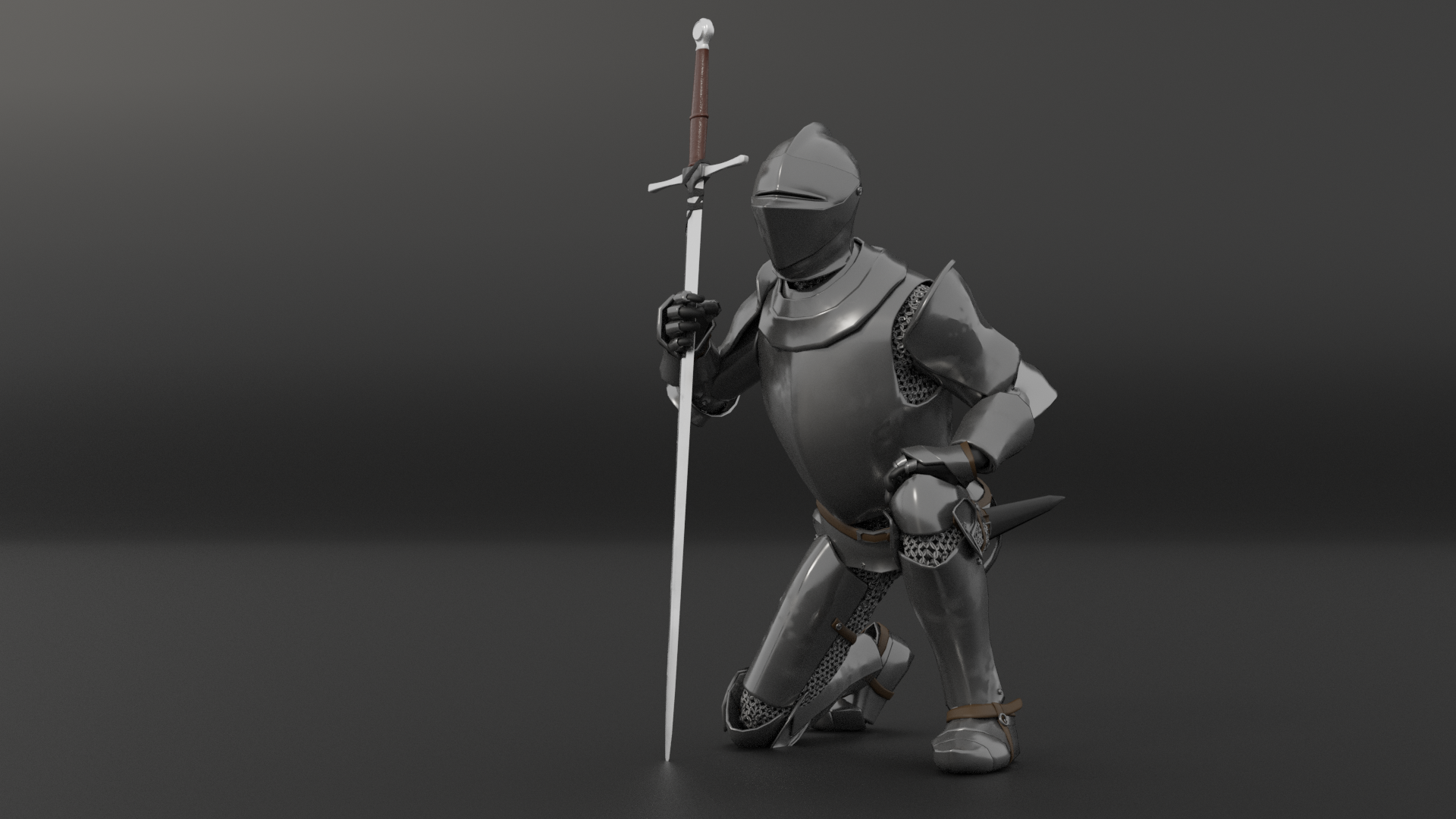 Rigged Knight in Armor preview image 3